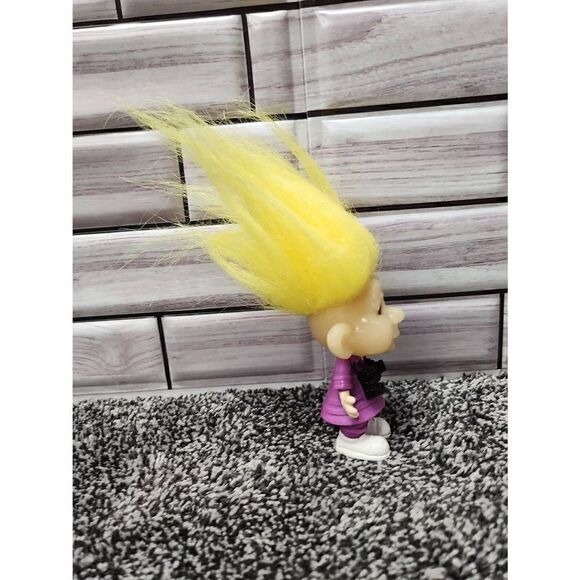 Glow in the Dark Troll Doll - 1993 Burger King - Vacation Tourist Troll - Picture 3 of 7